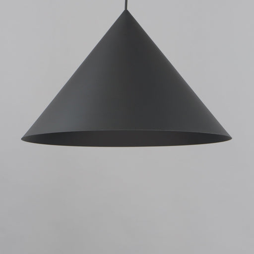 Pitch 22" LED Pendant in Black