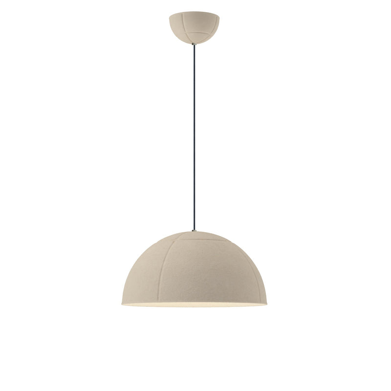 Wimbledon 16" LED Pendant in Light Cream