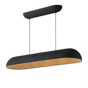 Wimbledon 40" LED Linear Pendant in Dark Gray
