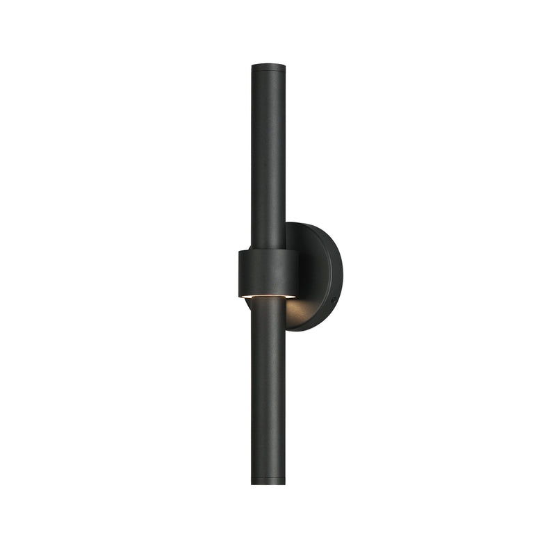 Reveal 20" LED Outdoor Wall Sconce in Black