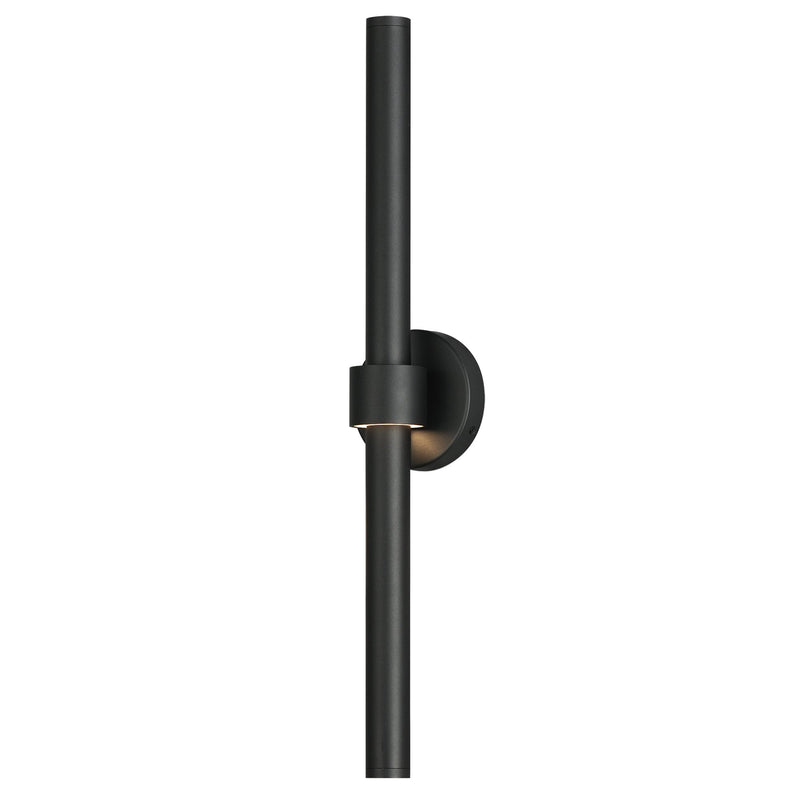 Reveal 28" LED Outdoor Wall Sconce in Black