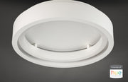 iCorona Friends of Hue LED Flush Mount in Matte White