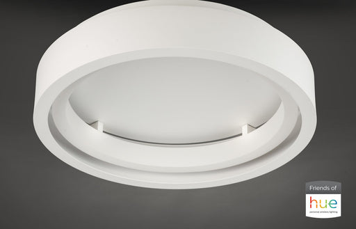 iCorona Friends of Hue LED Flush Mount in Matte White