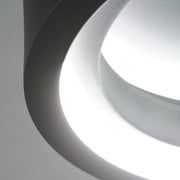 iCorona 18" LED Flush Mount WiZ Color in Black