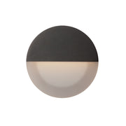 Alumilux Glow Round 10" LED Outdoor Wall Sconce in Black