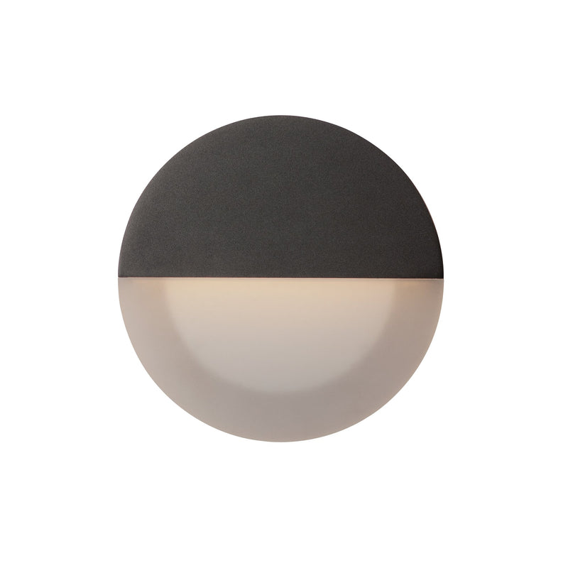 Alumilux Glow Round 10" LED Outdoor Wall Sconce in Black