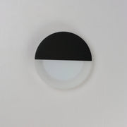 Alumilux Glow Round 10" LED Outdoor Wall Sconce in Black