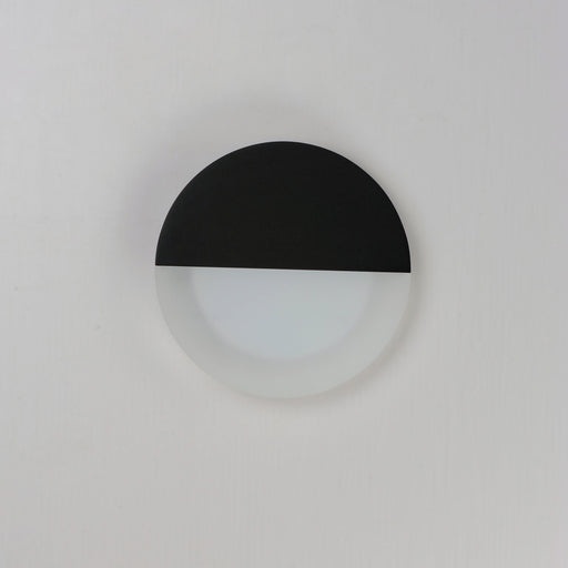 Alumilux Glow Round 10" LED Outdoor Wall Sconce in Black