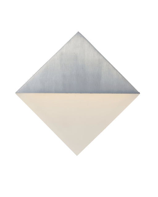 Alumilux Glow Square 8" LED Outdoor Wall Sconce in Satin Aluminum