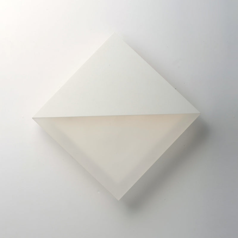 Alumilux Glow Square 8" LED Outdoor Wall Sconce in White