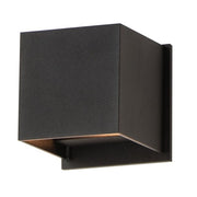 Alumilux Cube LED Outdoor Wall Sconce in Black