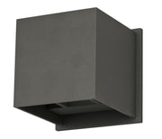 Alumilux Cube LED Outdoor Wall Sconce in Bronze