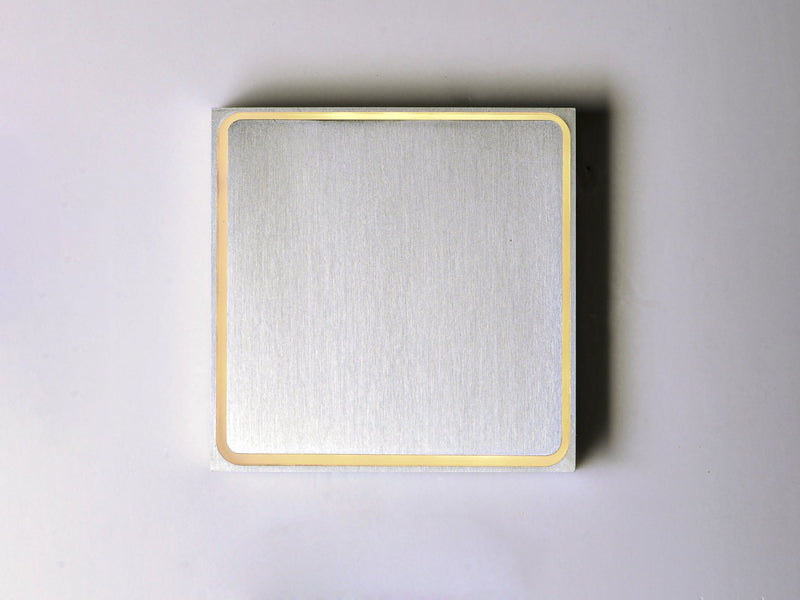 Alumilux Outline LED Outdoor Wall Sconce in Satin Aluminum