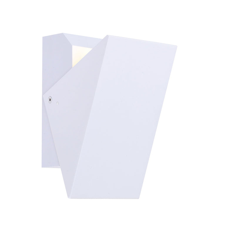 Alumilux Tilt Small LED Outdoor Wall Sconce in White