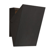 Alumilux Tilt 7" LED Outdoor Wall Sconce with Glass in Black