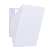 Alumilux Tilt 7" LED Outdoor Wall Sconce with Glass in White