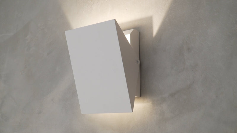 Alumilux Tilt LED Outdoor Wall Sconce in White