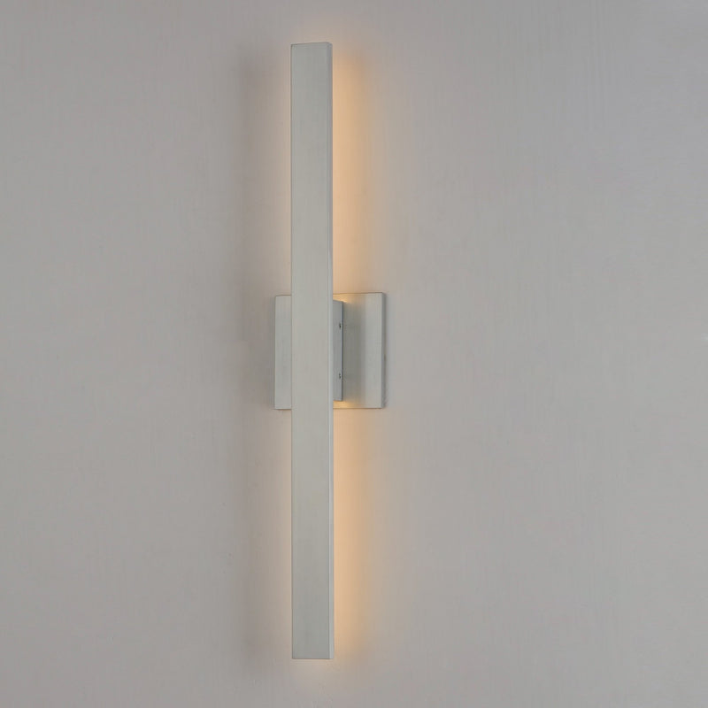 Alumilux Line 24" LED Outdoor Wall Sconce in Satin Aluminum