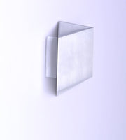 Alumilux Facet LED Outdoor Wall Sconce in Satin Aluminum
