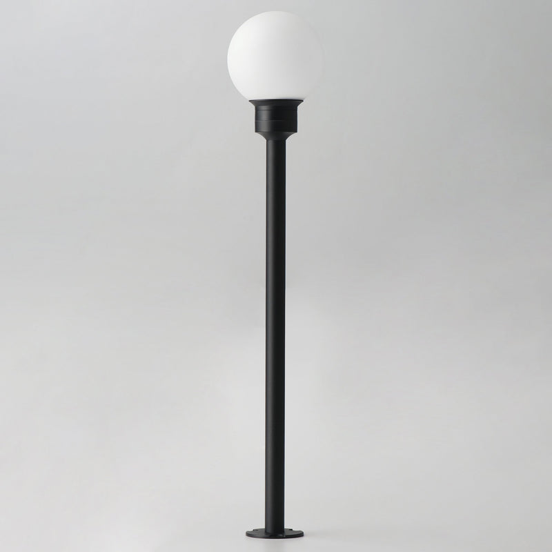 Alumilux Bollard Globe Light in Black