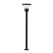 Alumilux Bollard Fountainhead Light in Black