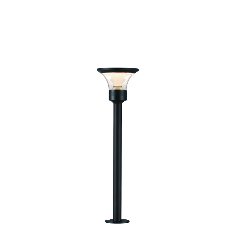 Alumilux Bollard Fountainhead Light in Black