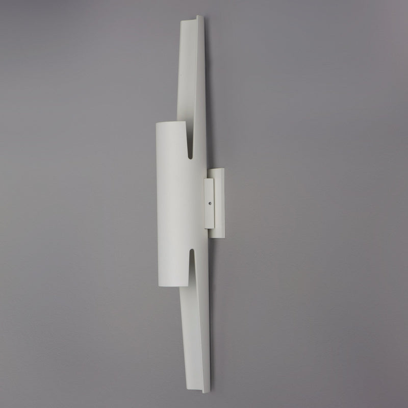 Alumilux Runway 2-Light LED Outdoor Wall Sconce in White