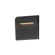 Steppes Small LED Outdoor Wall Sconce in Black