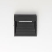 Steppes Small LED Outdoor Wall Sconce in Black