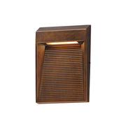 Steppes 6.75" LED Outdoor Wall Sconce in Antique Bronze