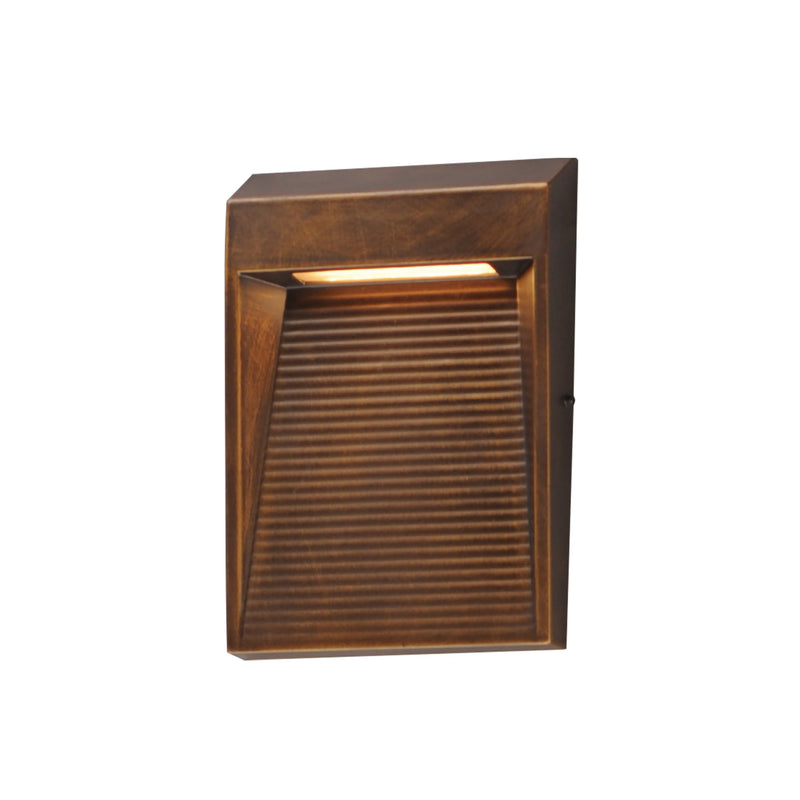 Steppes 6.75" LED Outdoor Wall Sconce in Antique Bronze