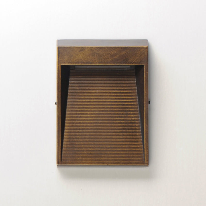 Steppes 6.75" LED Outdoor Wall Sconce in Antique Bronze