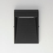 Steppes 6.75" LED Outdoor Wall Sconce in Black