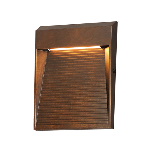 Steppes 9.5" LED Outdoor Wall Sconce in Antique Bronze