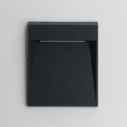 Steppes 9.5" LED Outdoor Wall Sconce in Black