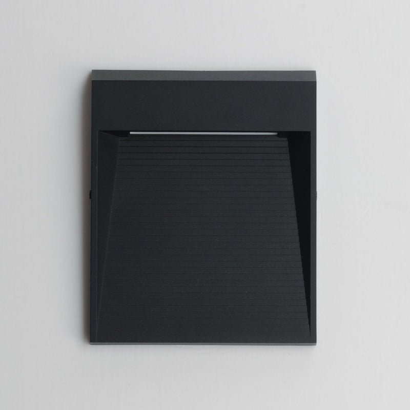 Steppes 9.5" LED Outdoor Wall Sconce in Black