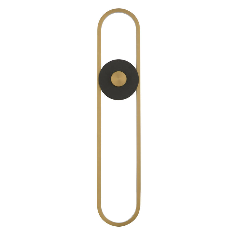 Gravity Extra Large LED Outdoor Wall Sconce in Black / Gold