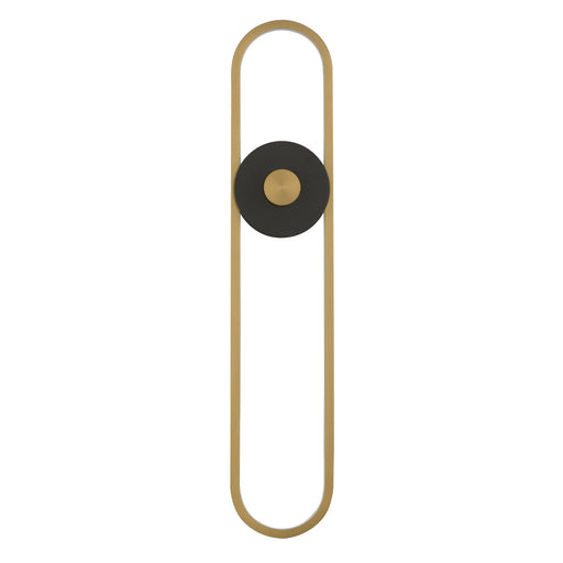 Gravity Extra Large LED Outdoor Wall Sconce in Black / Gold