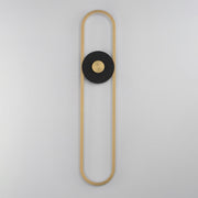 Gravity Extra Large LED Outdoor Wall Sconce in Black / Gold