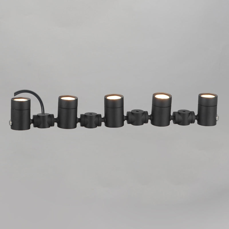 Tree Hugger 5-Light Tree Spot Light in Black