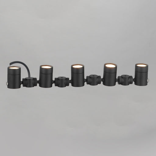 Tree Hugger 5-Light Tree Spot Light in Black