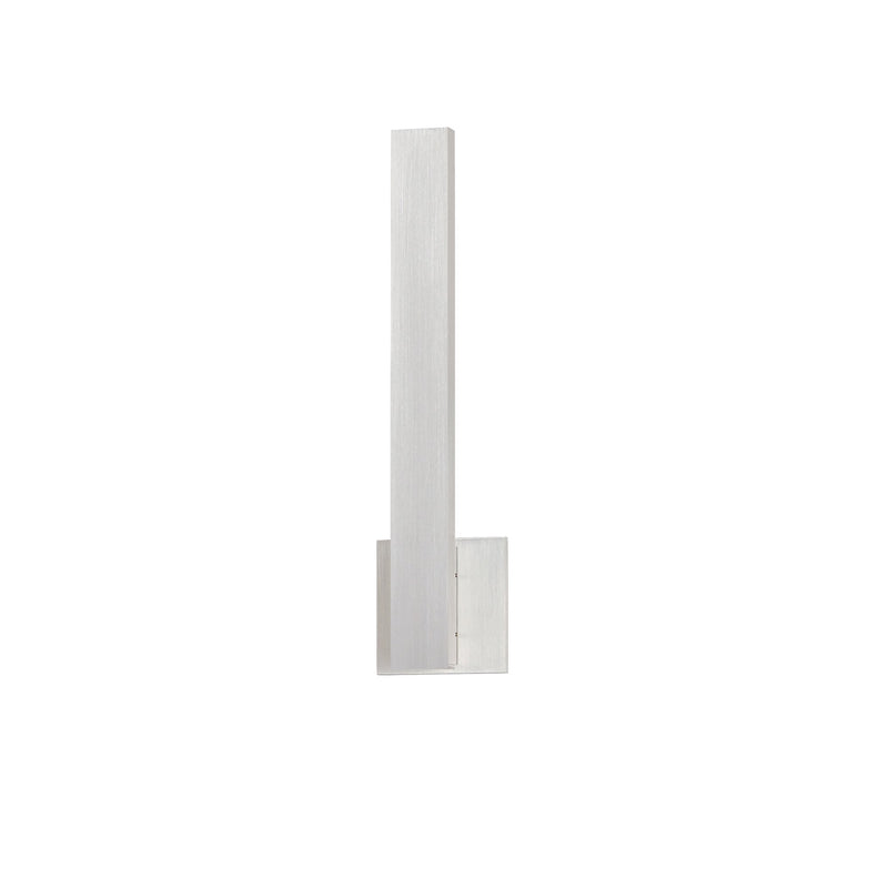 Alumilux Line 5CCT 18" LED Outdoor Wall Sconce in Satin Aluminum