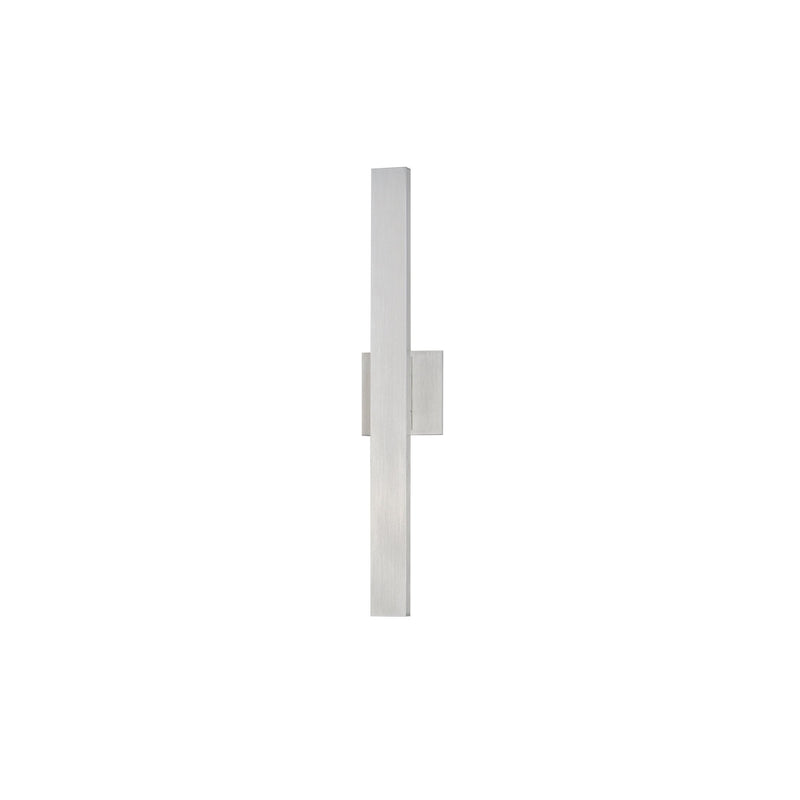 Alumilux Line 5CCT 24" LED Outdoor Wall Sconce in Satin Aluminum