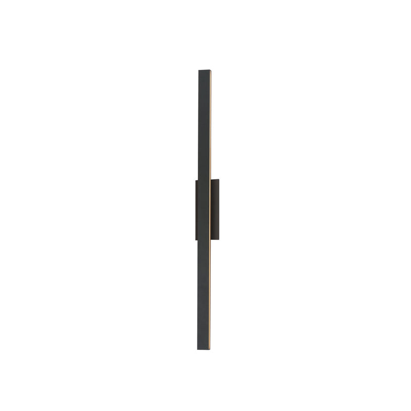 Alumilux Sideline 51" LED Outdoor Wall Sconce in Black