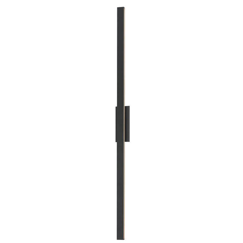 Alumilux Sideline 96" LED Outdoor Wall Sconce in Black