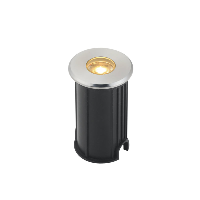 Alumilux Landscape 2" LED In-Ground Light in Brushed Aluminum