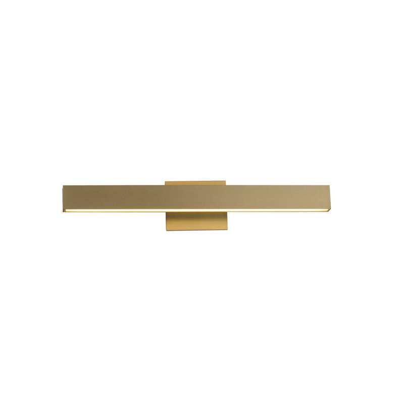 Alumilux Sideline 24" LED Bath Vanity Light in Satin Brass