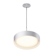 Echo 16" LED Pendant in White