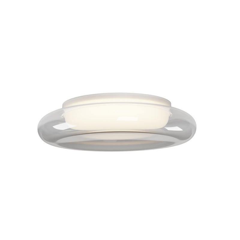 Bubble 13.75" LED Flush Mount in White