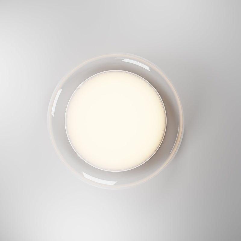 Bubble 18.5" LED Flush Mount in White